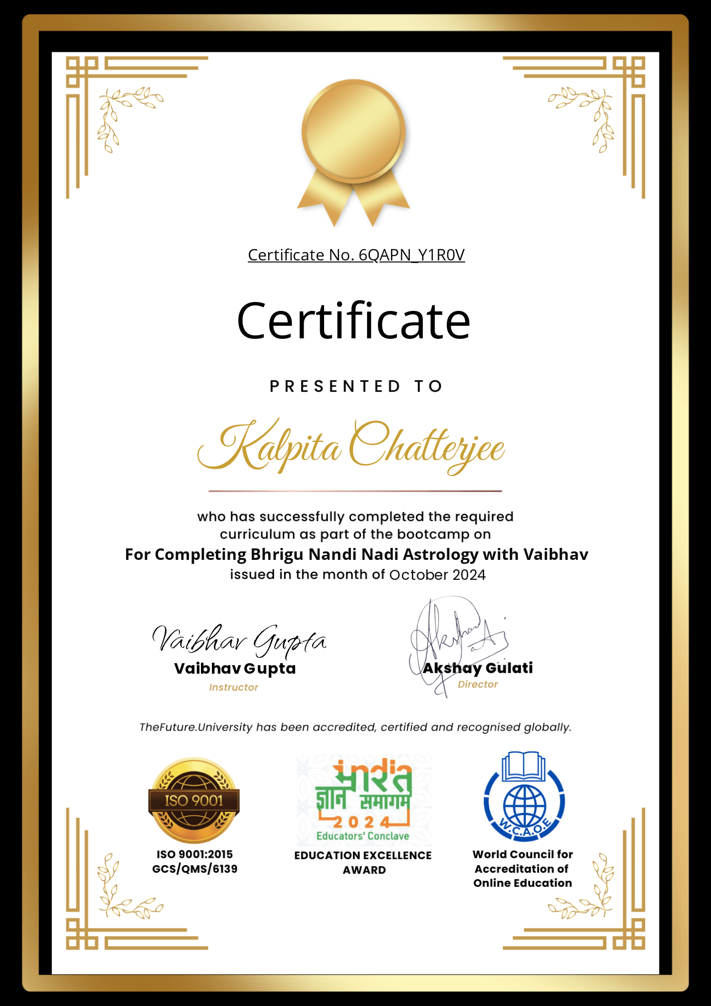 Certificate 2